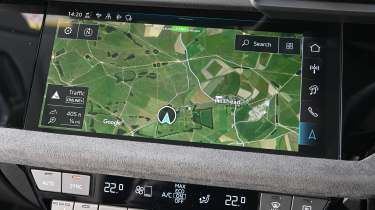 Audi S3 - infotainment screen