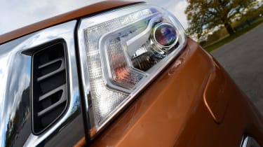 Nissan Navara long-term - headlight