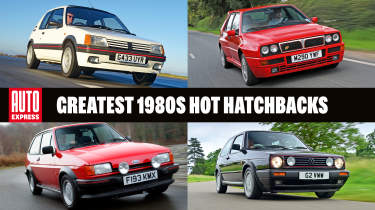 Greatest 1980s hot hatchbacks - header image