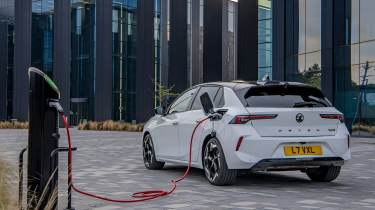 Vauxhall Astra PHEV - charging 