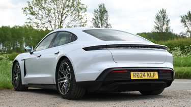 Porsche Taycan facelift - rear static