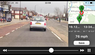 Dash cam app product test save drives