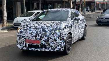 Nissan Juke EV - front 3/4