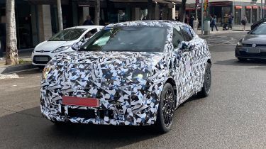 Nissan Juke EV - front 3/4