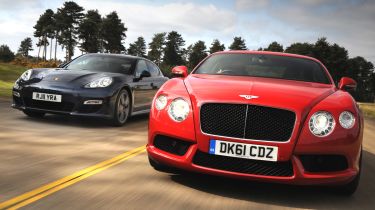Bentley Continental GT V8 vs Porsche Panamera