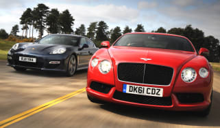 Bentley Continental GT V8 vs Porsche Panamera