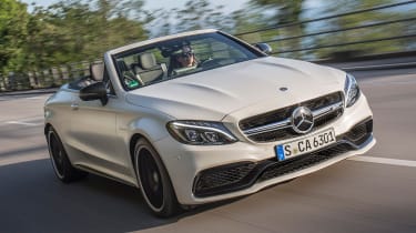 Mercedes C 63 AMG S Cabriolet 2016 - front tracking