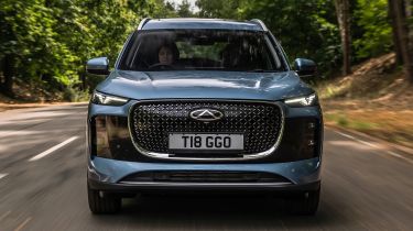CHERY TIGGO 8 - front tracking blue
