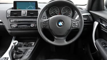 BMW 116d ED dash