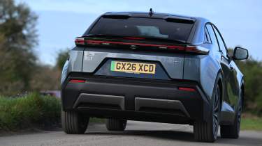Toyota C-HR+ - rear cornering 