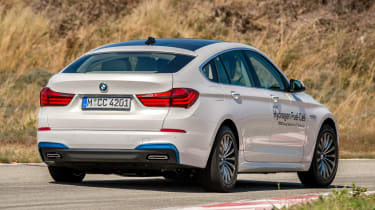 BMW 5 Series GT Hydrogen Fuel Cell - rear cornering