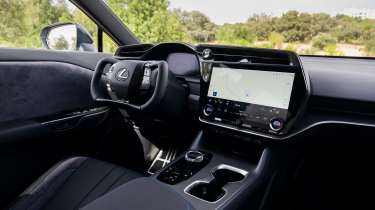 Lexus RZ 550e F Sport - interior