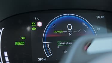 Toyota Aygo X - driver display