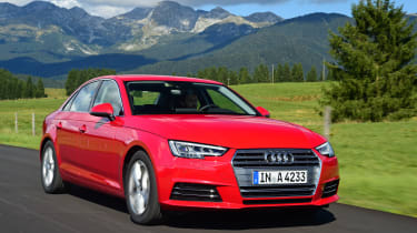 New Audi A4 2016 front action
