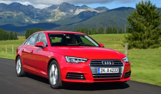 New Audi A4 2016 front action