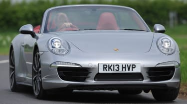 Porsche 911 Carrera S Cabriolet front cornering