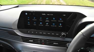 Hyundai Bayon - infotainment, menu screen