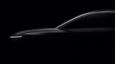 Teaser image of the upcoming Perseus SUV