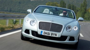 Bentley Continental GTC front tracking