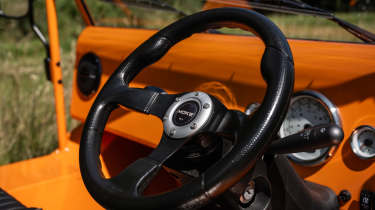 Electric Moke - steering wheel