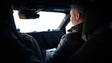 Richard Ingram in the Mercedes CLA prototype