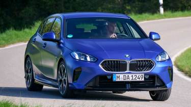 BMW 1 Series 2024 facelift - front cornering