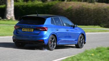 Skoda Fabia 130 long-term test - rear action