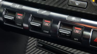 Nissan GT-R 2013 switches detail