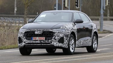 Audi Q8 facelift (camouflaged) - front
