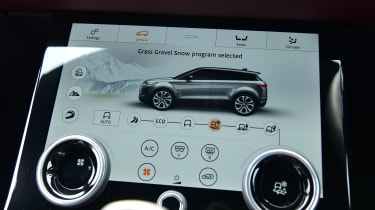 Range Rover Evoque - second touchscreen
