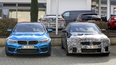BMW M5 facelift - spyshot 10