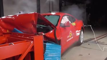 Ford Mustang crash test