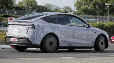 Tesla Model Y Performance - rear angled cornering