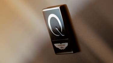 Aston Martin DB12 Goldfinger Edition - &#039;Q&#039; logo