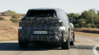 BMW iX3 prototype - rear cornering