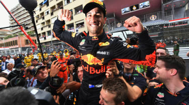 Daniel Ricciardo - celebrating