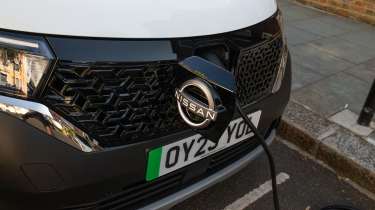 Nissan Townstar EV - charging port