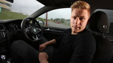 Living with an EV - VW GTE cockpit