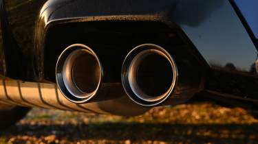 BMW M135 - exhaust pipes