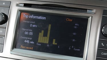 Toyota Avensis 2.0 D-4D display