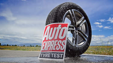 Auto Express tyre test - header image