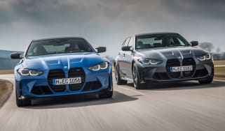 BMW M3 and M4 Competition xDrive - front action