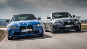 BMW M3 and M4 Competition xDrive - front action