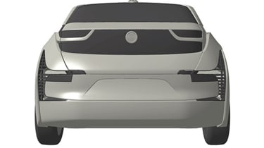 BMW i car patent images - rear
