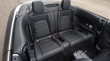 Mercedes C-Class Cabriolet - rear seats
