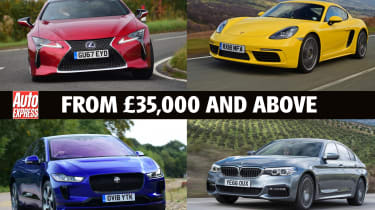 Best Company Cars from £35k and over - header