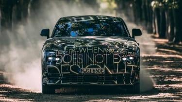 Rolls-Royce Spectre prototype - full front