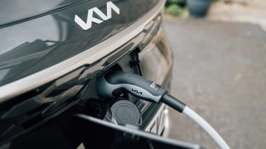 Kia Niro EV - charge socket