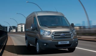 Ford Transit on the road