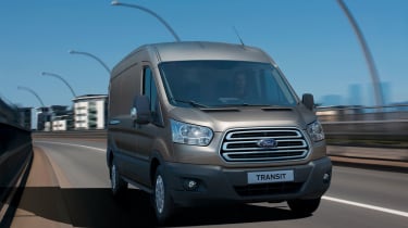 Ford Transit on the road